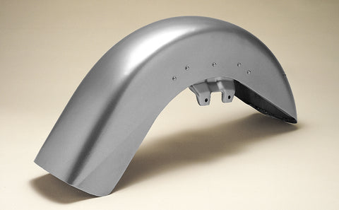 Santee Unpainted Steel Smooth Front Fender Fits Harley Early Touring Models & 1980-2013