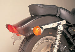 Custom Chrome Primed Custom Steel Rear Fender+Taillight Kits For Harley Fat Bob FXR 1982-1994