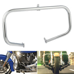 HR3 Black Chrome Engine Guard Highway Crash Bar Fit For Harley Touring Road Glide 09-23