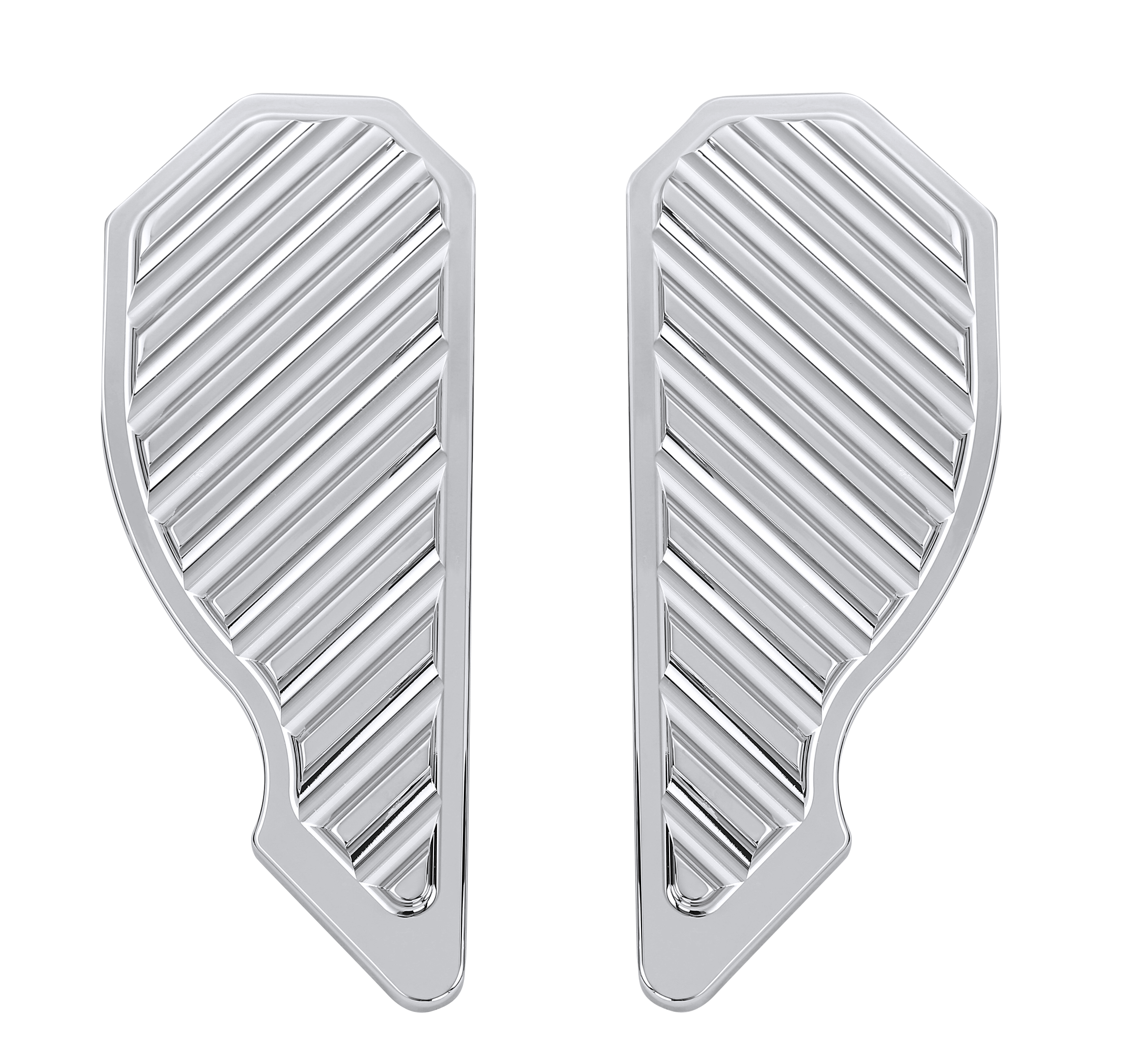 Tour Ease Chrome CNC Passenger Floorboards Footboards Fit For Harley Touring Softail 86-17