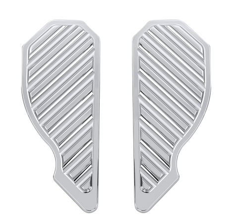 Tour Ease Chrome CNC Passenger Floorboards Footboards Fit For Harley Touring Softail 86-17