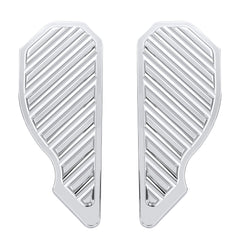 Tour Ease Chrome CNC Passenger Floorboards Footboards Fit For Harley Touring Softail 86-17