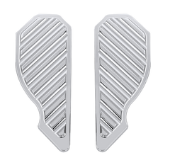 Tour Ease Chrome CNC Passenger Floorboards Footboards Fit For Harley Touring Softail 86-17