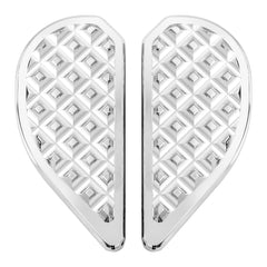 Tour Ease Chrome Anti-Slip Passenger Floorboards Footboards Fit For Harley Touring Softail