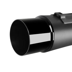 Santee Dual Exhaust Mufflers Pipe 1.75"Inlet Slip On Fit For Harley Touring 95-16 Black Chrome
