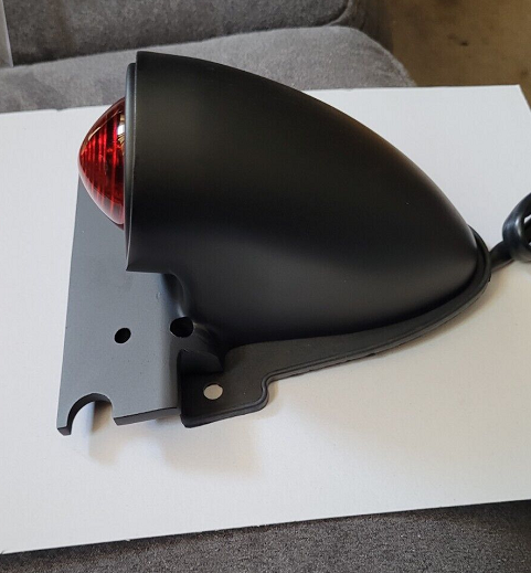 Custom Chrome Black Powder Coated Tail Light Lamp Fit For Harley Chopper Sparto Style