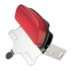 Custome Chrome Rear Fender Taillight Brake Light & Bracket Kit Fit For Harley Fat Bob 1980-1999