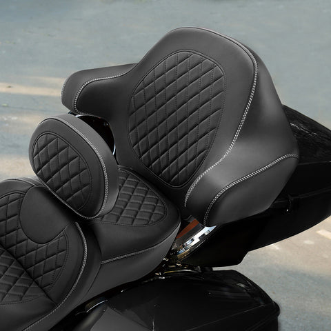 C.C. RIDER King Passenger Backrest King Touring Trunk Trunk Backrest For Touring Street Glide Road King Road Glide Electra Glide, 2014-2025