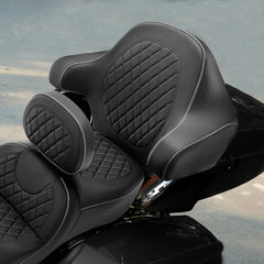 C.C. RIDER King Passenger Backrest King Touring Trunk Trunk Backrest For Touring Street Glide Road King Road Glide Electra Glide, 2014-2025