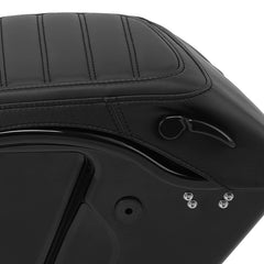 C.C. RIDER Saddlebag Lid Covers Black Stitching Protect Saddlebags For Harley Touring CVO Street Glide CVO Road Glide 2023-2025
