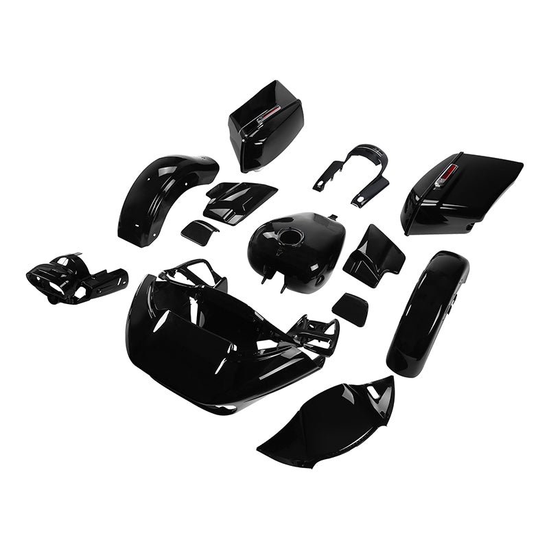 HR3 Vivid Black Complete Body Fairing Kit For Harley Road Glide Special FLTRXS 15-23