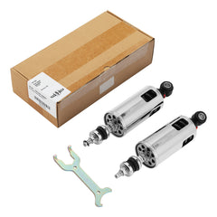 Custom Chrome Rear Suspension Heavy Duty Shocks For Harley Softail Fatboy Slim Deluxe 00-17 16
