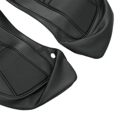 C.C. RIDER Saddlebag Lid Covers Black Carbon Fibers Protect Saddlebags For Harley Touring CVO Street Glide CVO Road Glide 2023-2025