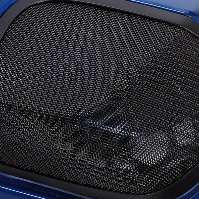 HR3 Superior Blue CVO Saddlebag Lids With 5" x 7" Speaker Cutouts For Harley Touring Models 2014-2023