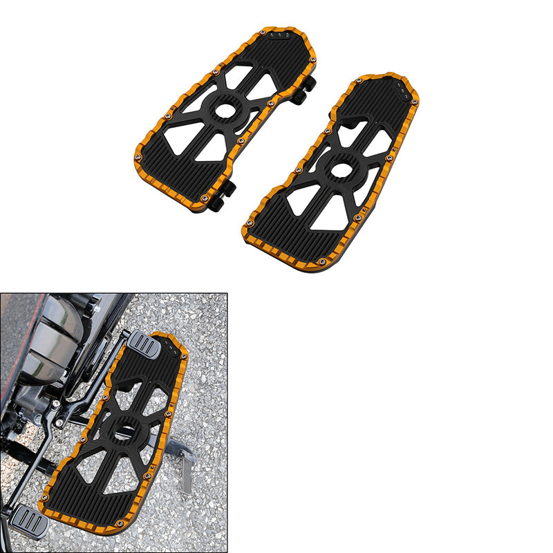 CUSTOM CHROME Front Driver Footboard Fit For Harley Touring '09-'23