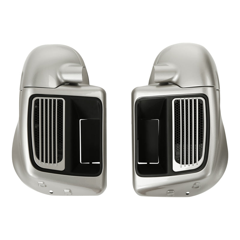HR3 Silver Fortune / Sumatra Brown Vented Lower Fairing Kit For Harley Touring Models 2014-2023 (Fits water cooled models)
