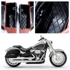 C.C.RIDER Saddlebags Carpet Liner Fit For Harley Softail Fatboy 114 Breakout 114 FLFB FLFBS FXBR FXBRS, 2018-2024