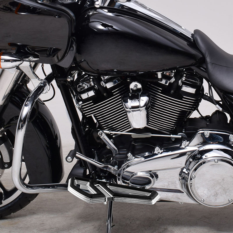 CUSTOM CHROME Empire Front Rider Driver Footboard FloorBoard Fit For Harley Touring Softail