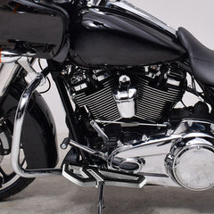 CUSTOM CHROME Empire Front Rider Driver Footboard FloorBoard Fit For Harley Touring Softail