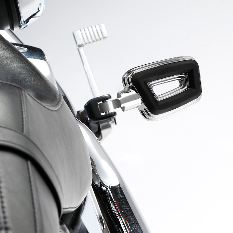 CUSTOM CHROME Male Mount Style Foot Pegs Footrest Fit For Harley Touring Softail Sportster