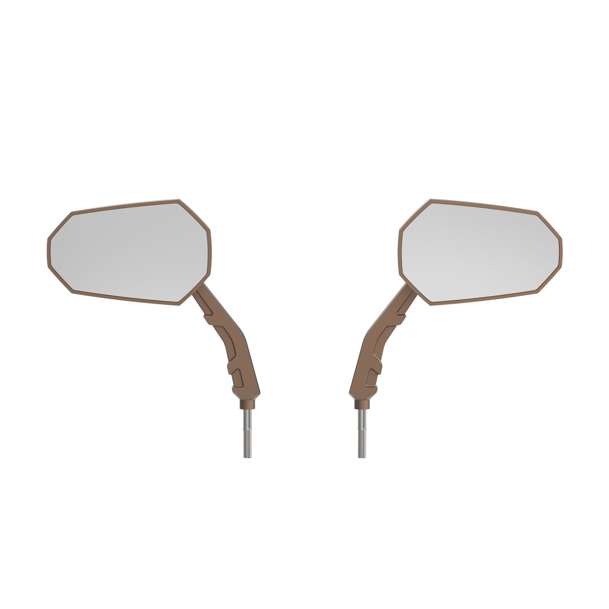 Custom Chrome Minimalist Custom Mirrors (Pair) Fit for Harley Touring from 1999-2026