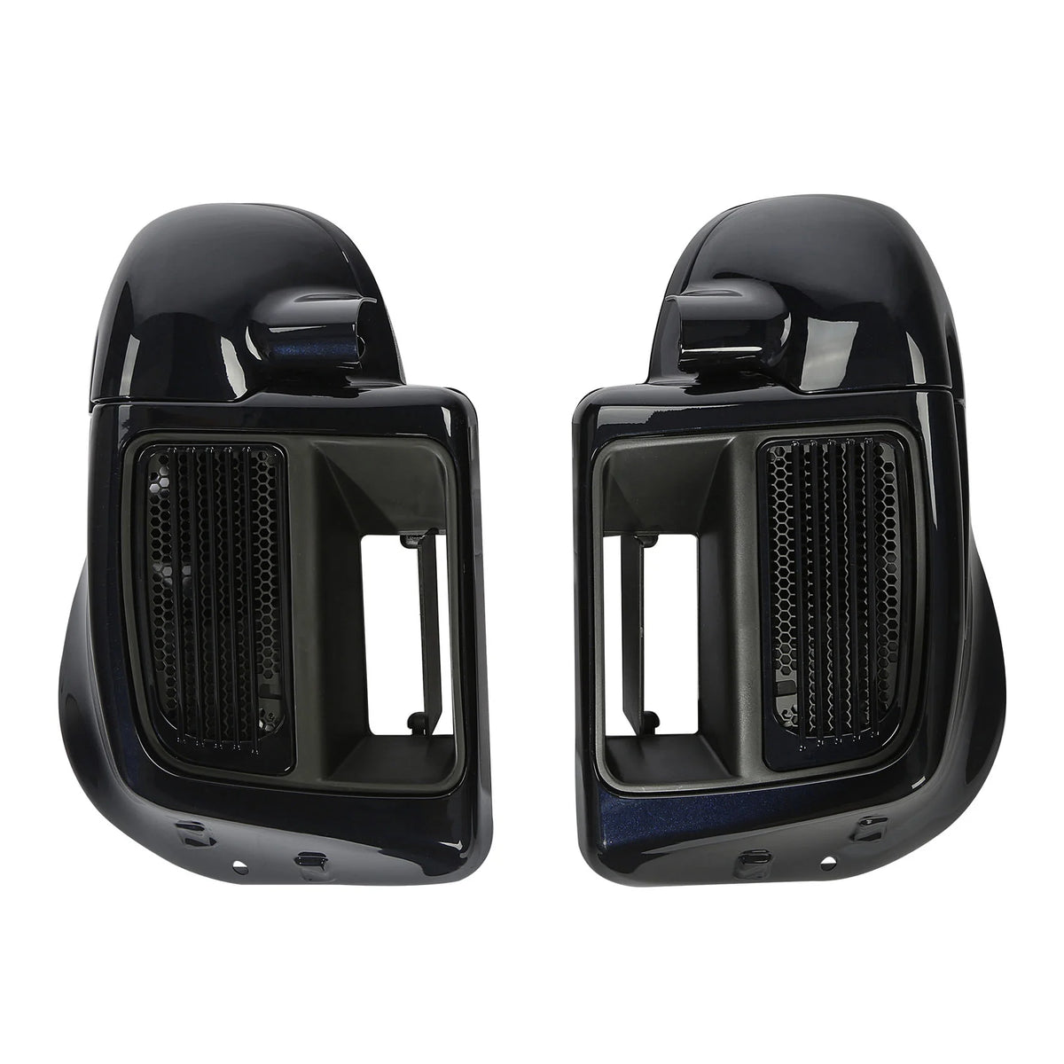 HR3 Midnight Blue Vented Lower Fairing Kit For Harley Touring Models 2014-2023 (Fits water cooled models)