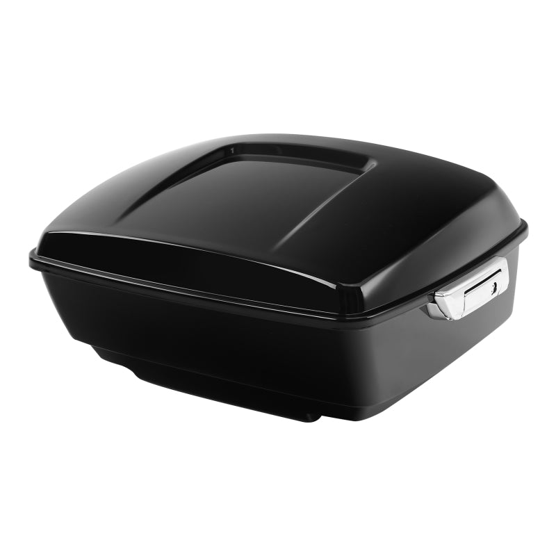 HR3 Vivid Black 13.7" King Size Touring Trunk Luggage For 14-24 Harley Touring