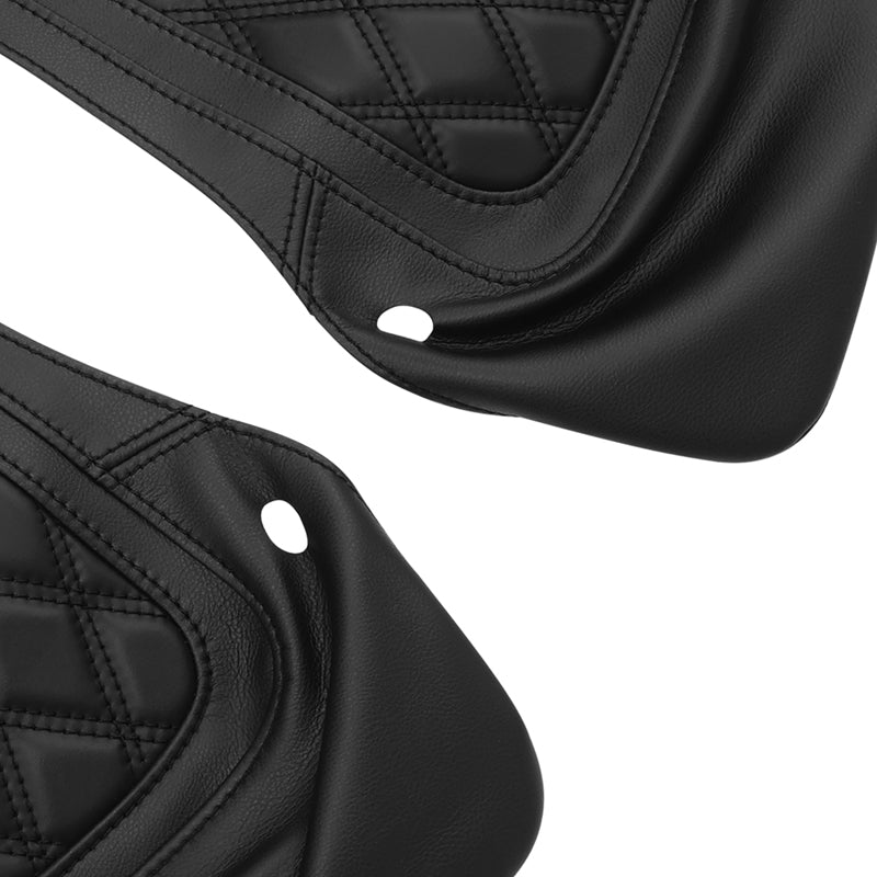 C.C. RIDER Saddlebag Lid Covers Diamond Stitching Protect Saddlebags For Harley Touring CVO Street Glide CVO Road Glide 2023-2025