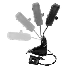 C.C. RIDER Adjusting Rider Backrest Mounting Kit & Backrest Pad For HD Touring, 2009-2023