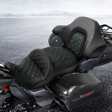 C.C. RIDER King Passenger Backrest King Touring Trunk Trunk Backrest For Touring Street Glide Road King Road Glide Electra Glide, 2014-2025