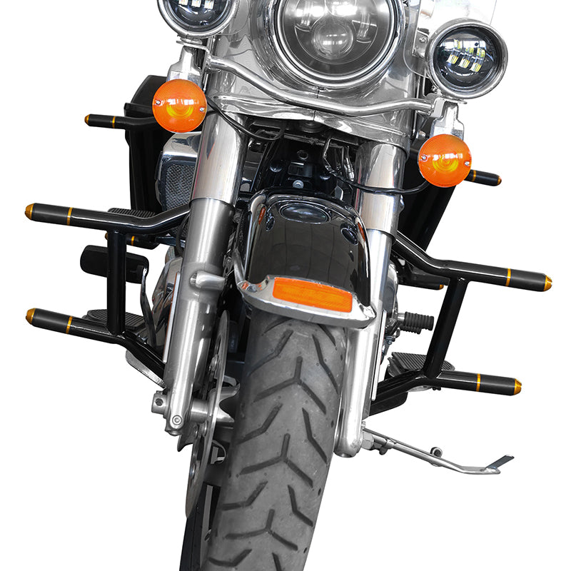 CUSTOM CHROME Front Highway Engine Guard Crash Bar Fit For Harley Touring '09-'24