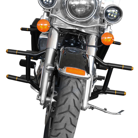 CUSTOM CHROME Front Highway Engine Guard Crash Bar Fit For Harley Touring '09-'24