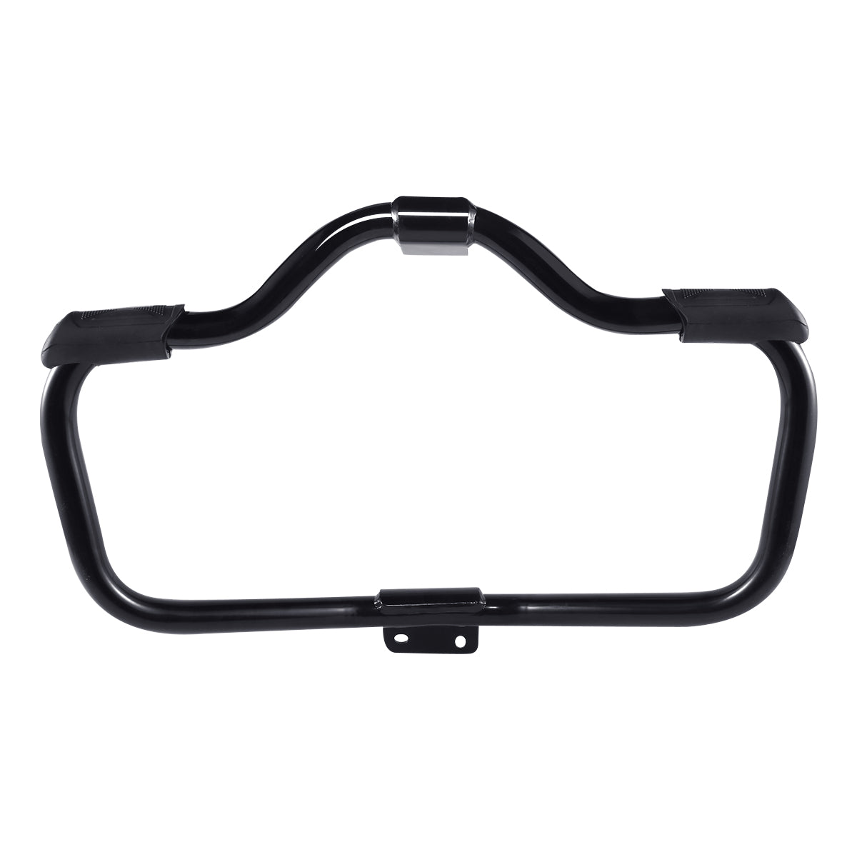 Custom Chrome Engine Guard Mustache Bar With Footrests Gloss Black Matte Black Chrome Fit For Harley 04-22 XL/08-13 XR
