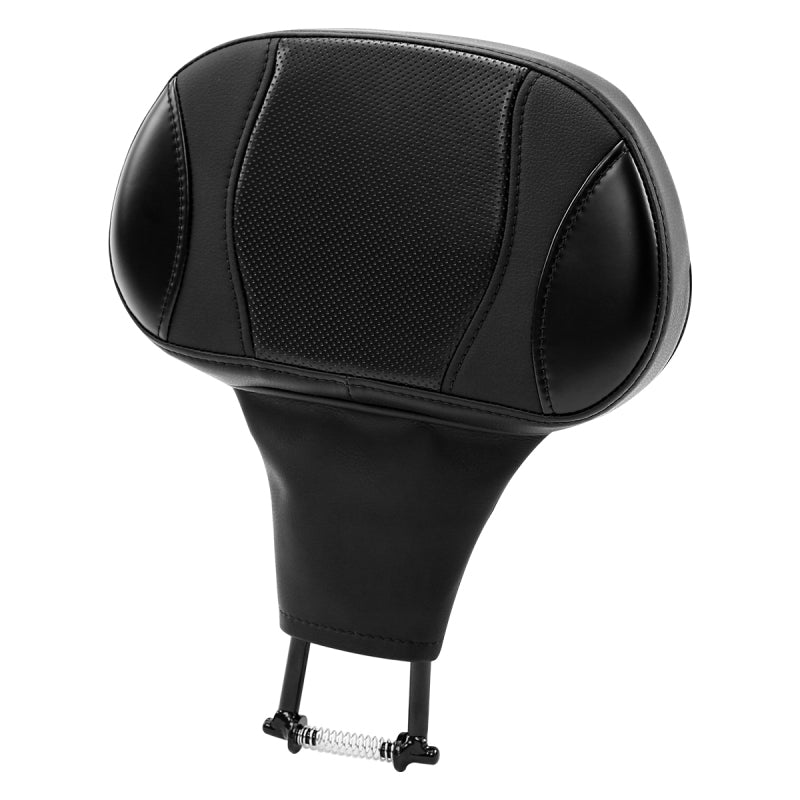 C.C. RIDER Rider Backrest 2 Up Seat Driver Backrest Pad For Harley Touring CVO Street Glide Road Glide Electra Glide Road King, 1988-2025
