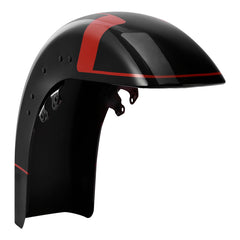 HR3 Black Earth & Vivid Black Motorcycle 18" Wide Tire Front Mudguard Fender For Harley Touring Models 2014-2023