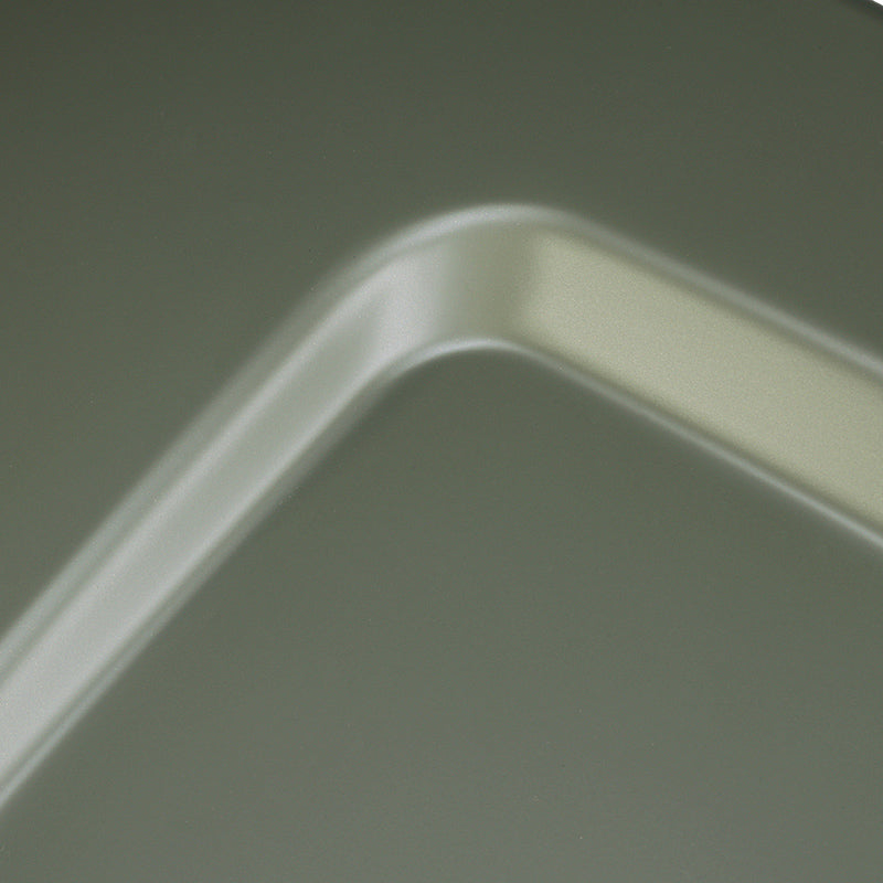 HR3 Deadwood Green Denim 5.5" Razor Style Touring Trunk Luggage For 14-24 Harley Touring