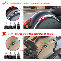 Quick Release Mounting Spools Fit For Indian Chief Dark Horse 2016-2018 Chief 2018