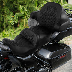 C.C. RIDER King Passenger Backrest King Touring Pack Trunk Backrest For Touring Road Glide Electra Glide Street Glide Road King, 2014-2025