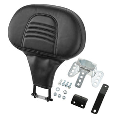 C.C. RIDER Rider Backrest 2 Up Seat Driver Backrest Pad For Harley Touring CVO Street Glide Road Glide Electra Glide Road King, 1988-2025