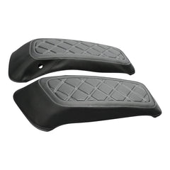 C.C. RIDER Saddlebag Lid Covers Lattice Stitching Protect Saddlebags For Harley Touring Street Glide Road Glide 2014-2024