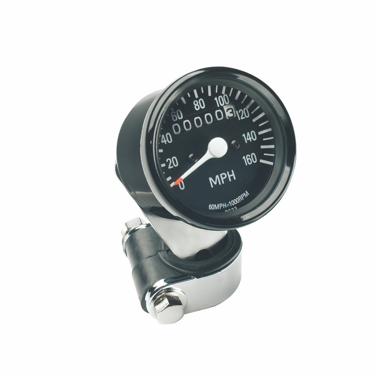 Custom Chrome Chrome Mini Speedometer w/2:1 Ratio 160 MPH Fit For Harley Sportster 1954-1990