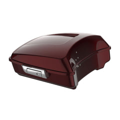 HR3 Twisted Cherry 10.7" Chopped Style Touring Trunk Luggage For 14-24 Harley Touring