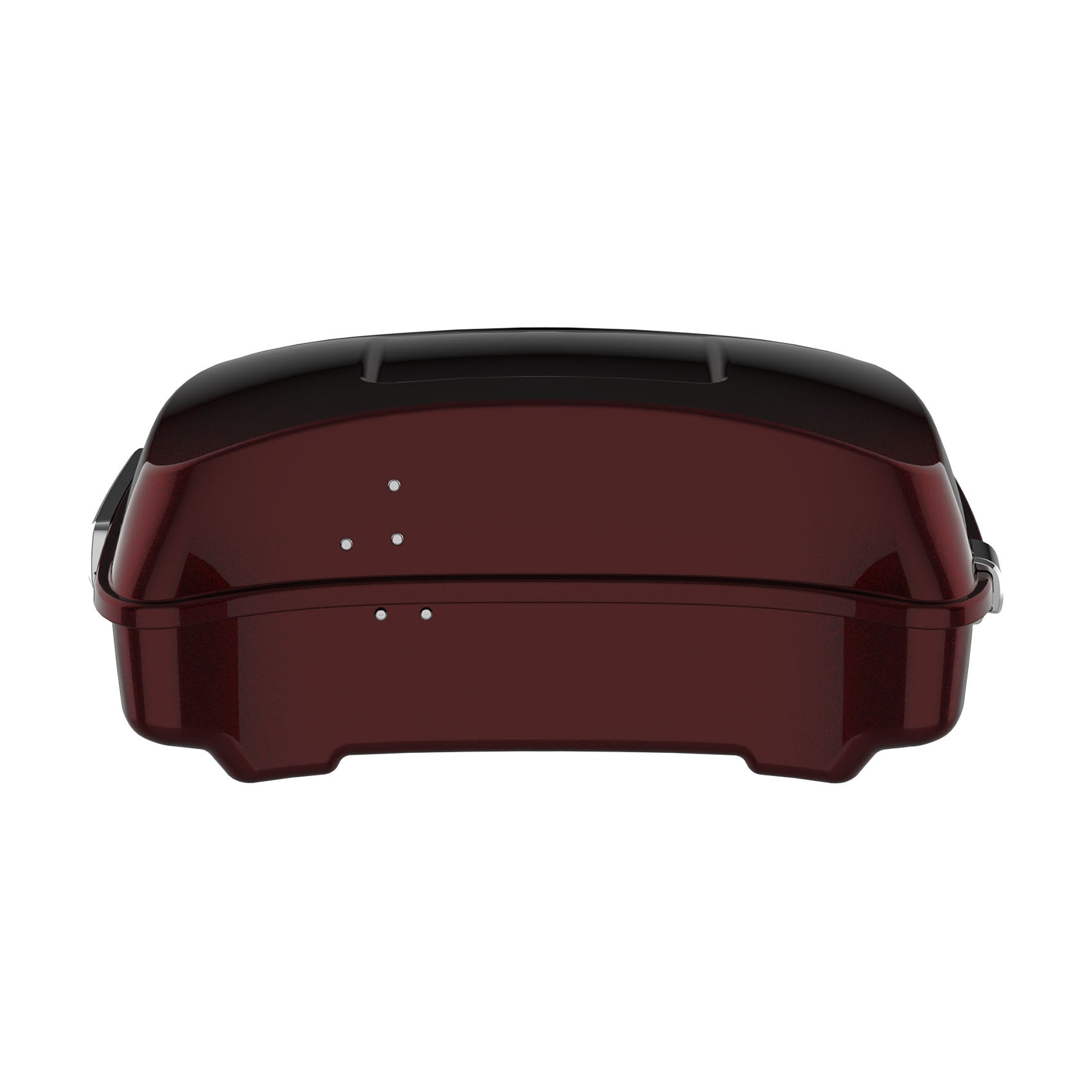 HR3 Twisted Cherry 10.7" Chopped Style Touring Trunk Luggage For 14-24 Harley Touring