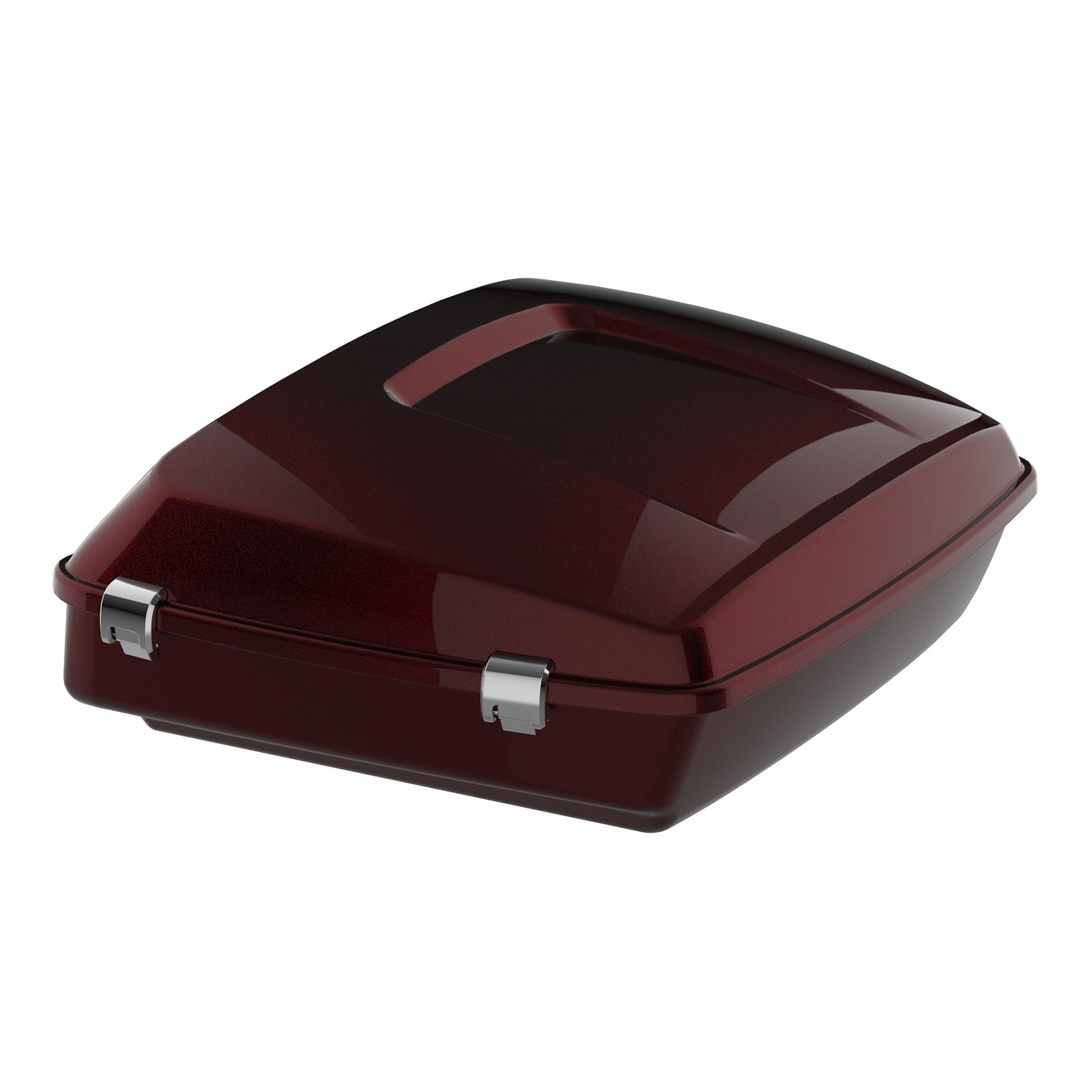 HR3 Twisted Cherry 10.7" Chopped Style Touring Trunk Luggage For 14-24 Harley Touring