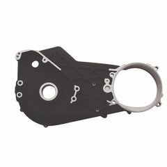 Custom Chrome Reinforced Inner Primary Cover Cast Alum Housing Black For Harley Softail 1989-1993
