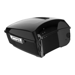HR3 Vivid Black King Size Touring Trunk Luggage with Speaker Cut Outs For 14-24 Harley Touring