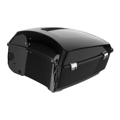HR3 Vivid Black King Size Touring Trunk Luggage with Speaker Cut Outs For 14-24 Harley Touring