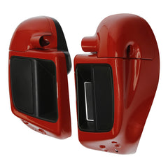 HR3 Pearl Red & Dark Alloy Vented Lower Fairing Kit For Harley Touring models 2014-2024