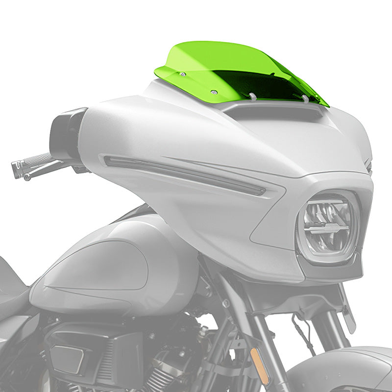 HR3 Green Windshield Fit For Harley Street Glide 2023-2025