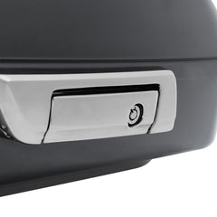 HR3 Gauntlet Gray Metallic 10.7" Chopped Style Touring Trunk Luggage For 14-24 Harley Touring